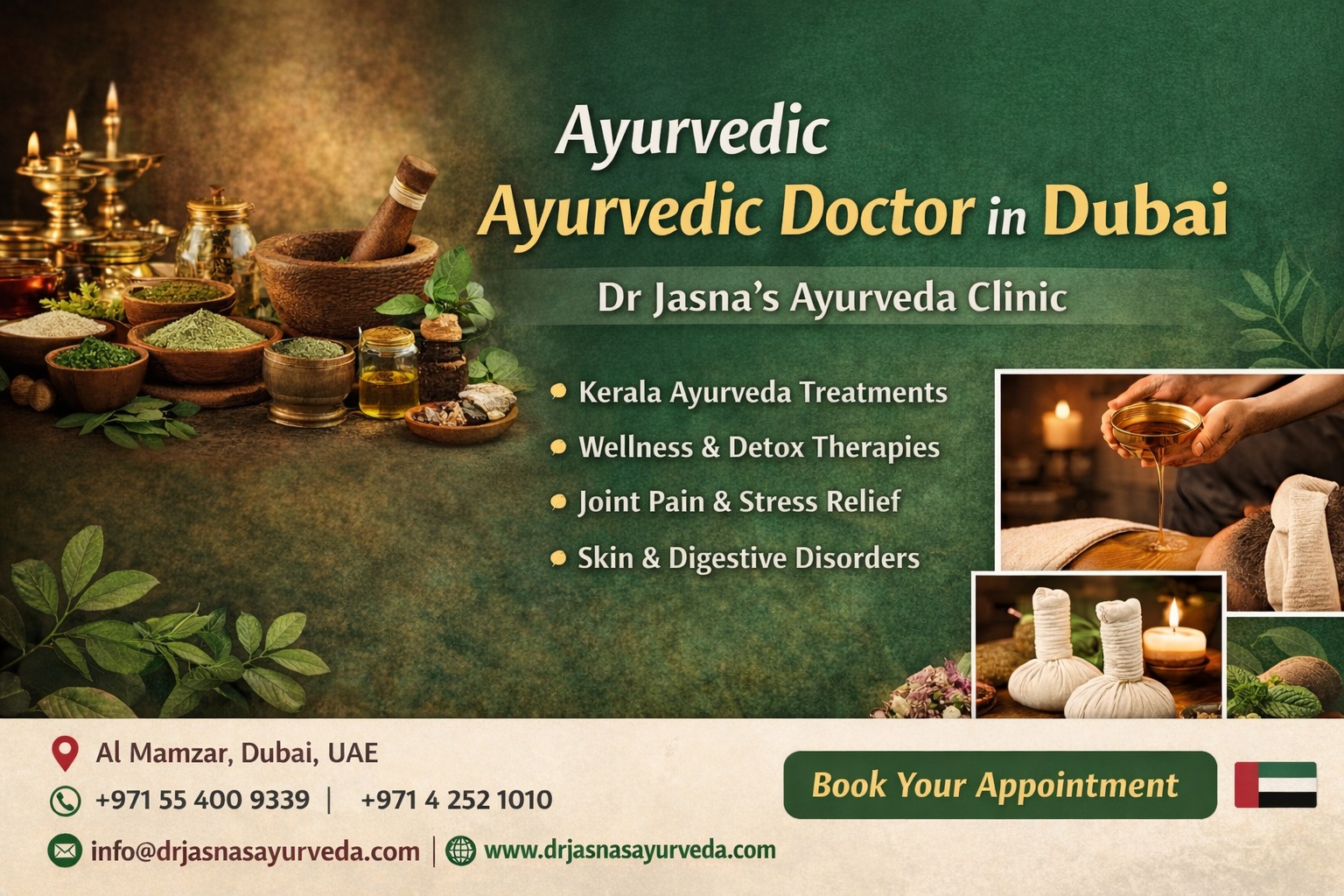 Ayurvedic Doctor in Dubai – Dr Jasna’s Ayurveda Clinic