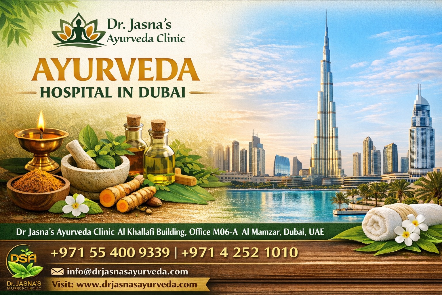 Ayurveda Hospital in Dubai – Dr Jasna’s Ayurveda Clinic