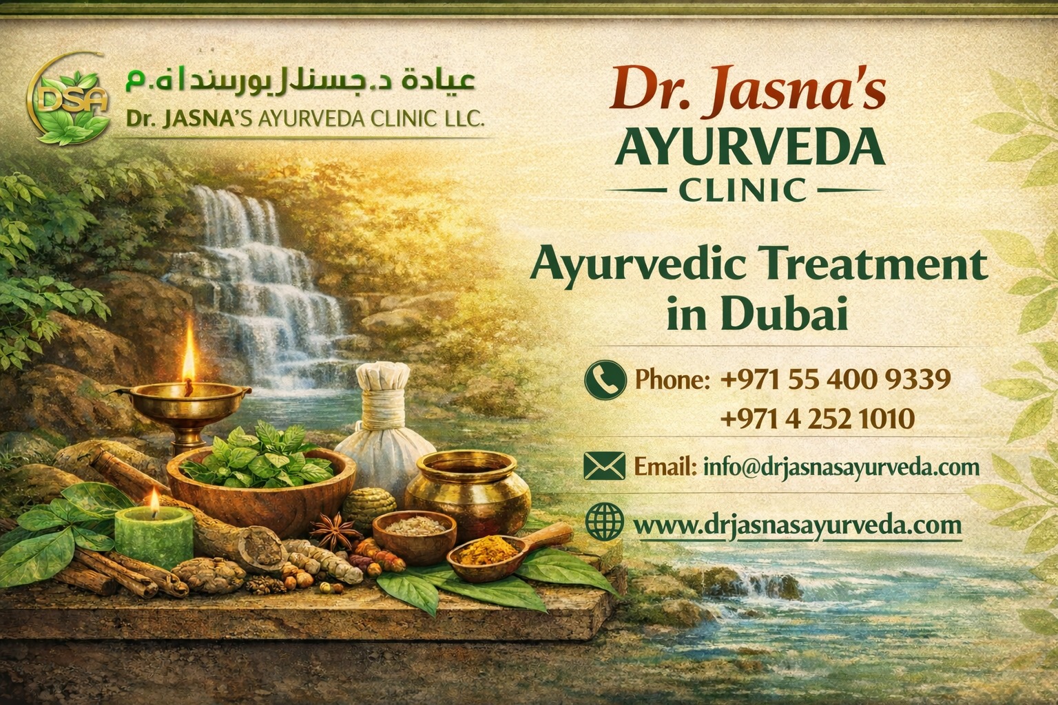Ayurvedic Treatment in Dubai – Dr Jasna’s Ayurveda Clinic