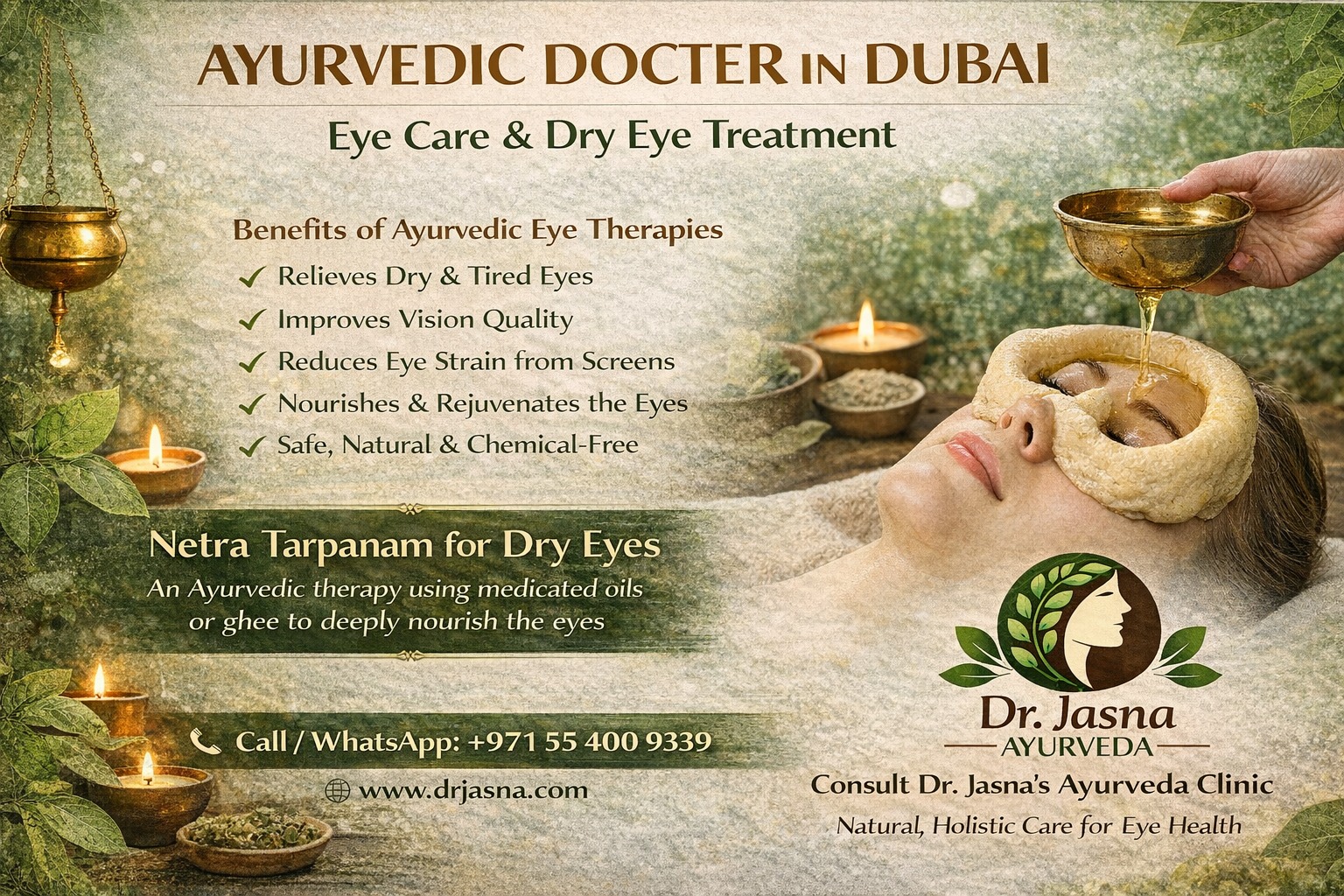 Ayurvedic Docter in Dubai for Eye Care and Vision Improvement