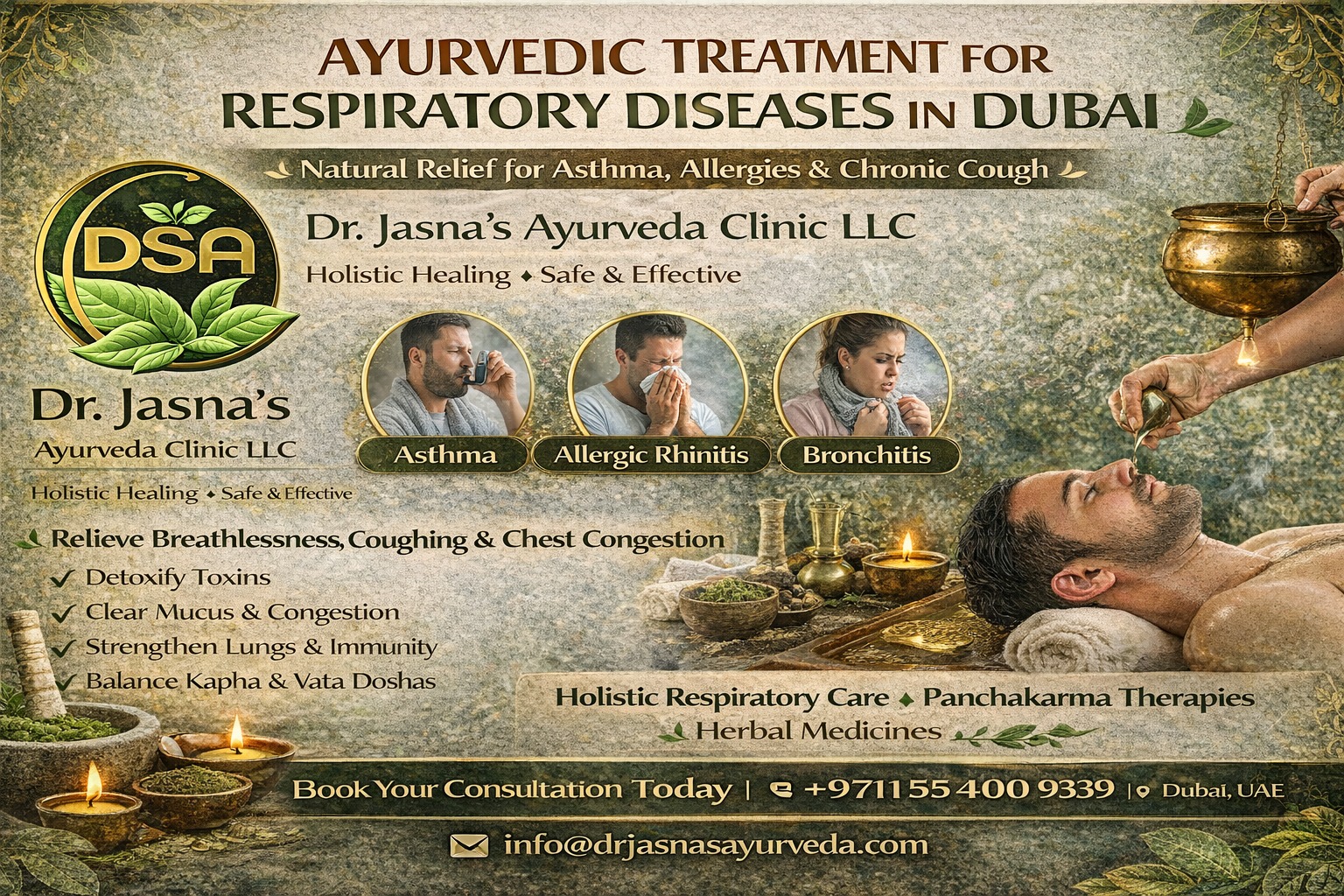 Ayurvedic Treatment for Respiratory Diseases in Dubai