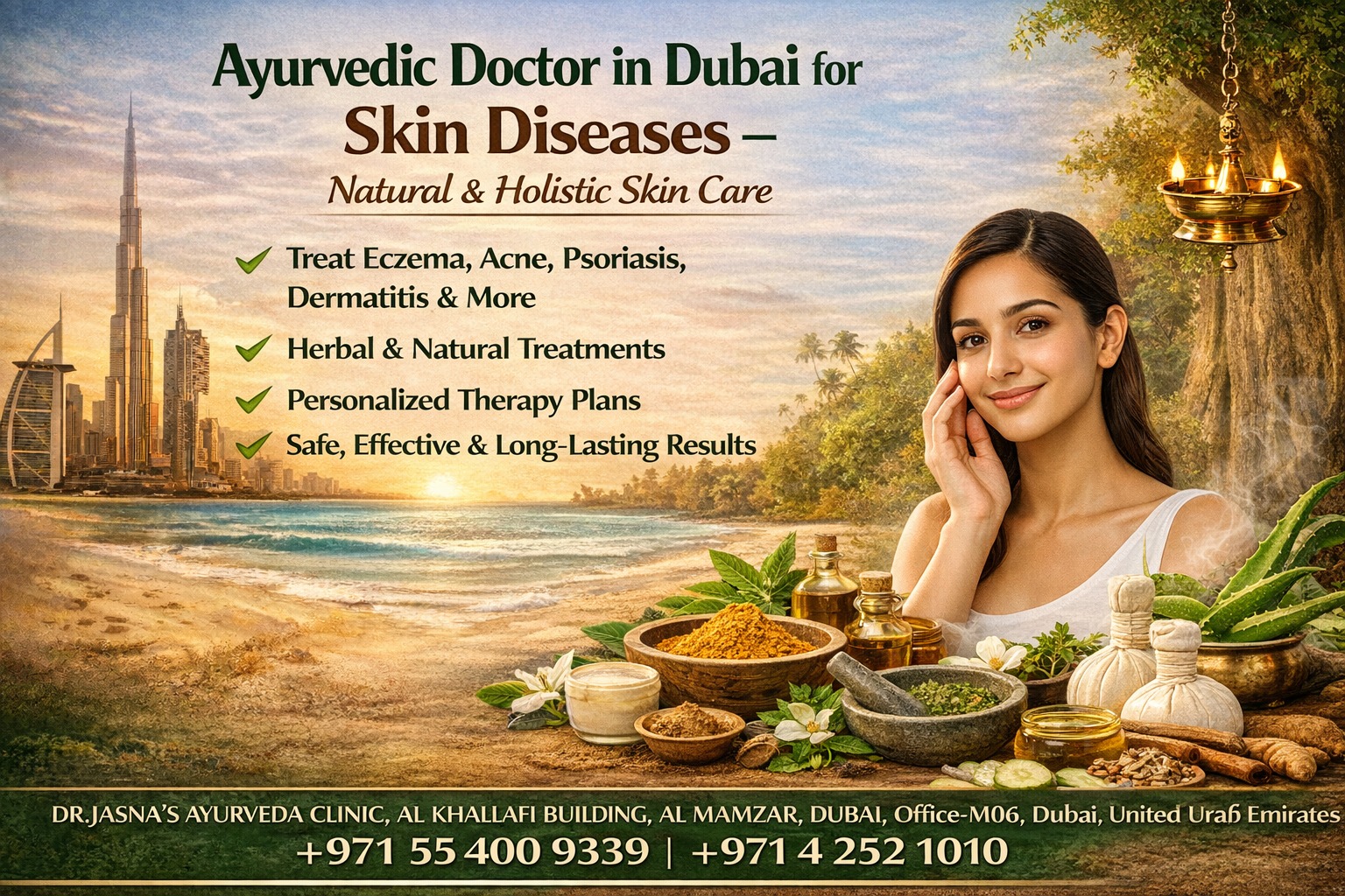 Ayurvedic Doctor in Dubai for Skin Diseases – Natural & Holistic Skin Care