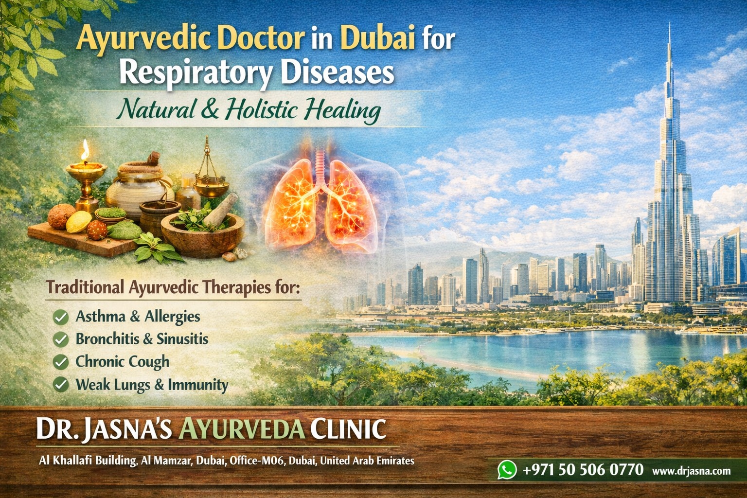 Ayurvedic Docter in Dubai for Respiratory Diseases – Natural & Holistic Healing