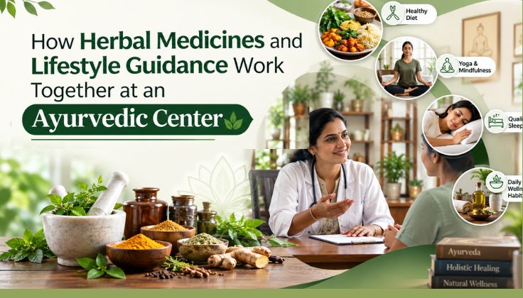 How Herbal Medicines and Lifestyle Guidance Work Together at an Ayurvedic Center
