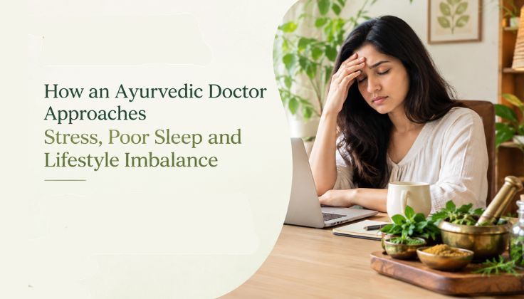 How an Ayurvedic Doctor Approaches Stress, Poor Sleep and Lifestyle Imbalance